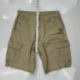 Wrangler Cargo Shorts - 28W 9L Khaki Cotton