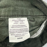 Dockers Carpenter Trousers - 34W 30L Green Cotton