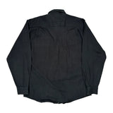 Wrangler Shirt - Large Black Cotton