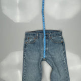 501 Levis Jeans - 31W 32L Light Wash Cotton