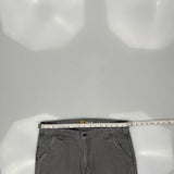 Carhartt Carpenter Pants - 34W 28L Gray Cotton