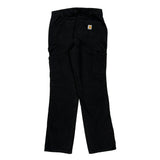 Carhartt Carpenter Trousers - 28W UK 8 Black Cotton
