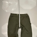 Carhartt Double Knee Carpenter Pants - 32W 30L Green Cotton