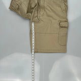 Timberland Cargo Shorts - 36W 10L Beige Cotton
