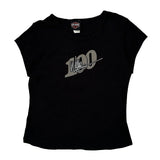 Willie G Harley Davidson Graphic T-Shirt - Large Black Cotton