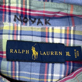 Ralph Lauren Checked Short Sleeve Shirt - XL Multicoloured Cotton