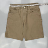 Wrangler Carpenter Shorts - 36W 10L Beige Cotton