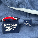 Reebok Fleece - Large Blue Polyester