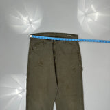 Unbranded Carpenter Trousers - 32W 31L Khaki Cotton