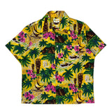 Waikiki Floral Hawaiian Shirt - Large Multicoloured Polyester