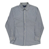 Tommy Hilfiger Striped Shirt - Large Blue Cotton