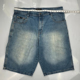 Hawk Denim Shorts - 42W 12L Blue Cotton
