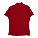 Lacoste Slim Fit Polo Shirt - Large Red Cotton