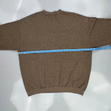 Made In USA Lee Sweatshirt - XL Brown Cotton Blend