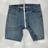 Levis Denim Shorts - 36W 10L Blue Cotton