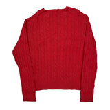 Polo By Ralph Lauren Cable Knit Sweater - 2XL Red Cotton