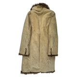 Wilsons Afghan Coat - Medium Beige Leather