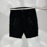 Armani Exchange Cargo Shorts - 34W 10L Black Cotton