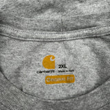 Carhartt T-Shirt - 2XL Grey Cotton