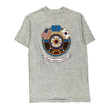 Hanes Single Stitch T-Shirt - Medium Grey Cotton