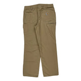 Carhartt Cargo Trousers - 32W UK 12 Khaki Cotton