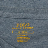 Polo By Ralph Lauren Long Sleeve T-Shirt - Medium Blue Cotton