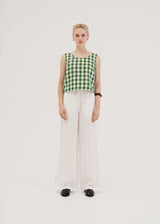 AmourLinen Linen dress Leah wide linen pants with slits Leah wide linen pants with slits