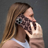 Chocolate Brown Earthy Blooms Samsung Galaxy S23+(Plus) Case