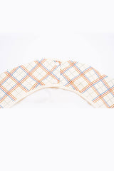 Sustainable baby bib - Plaid