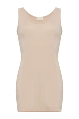 Beige Tank Dress
