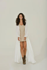 Beige Tank Dress