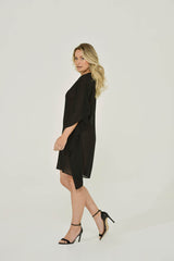 Black Tunic Caftan Dress