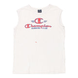 Age 15-16 Champion Spellout Vest - 2XL White Cotton