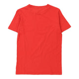 Age 11-12 Champion Spellout T-Shirt - Large Red Cotton