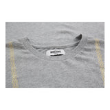 14 Years Moschino Spellout T-Shirt - Medium Grey Cotton
