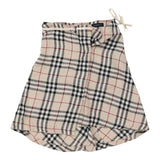 6 Years Burberry Novacheck Skirt - Small Beige Linen