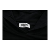 12 Years Moschino Spellout Sweatshirt Dress - Medium Black Cotton