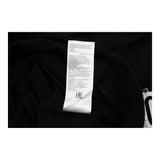 12 Years Moschino Spellout Sweatshirt Dress - Medium Black Cotton