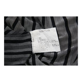 Collezioni Armani Striped Polo Shirt - 2XL Grey Cotton Blend