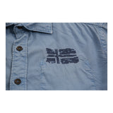 Napapijri Shirt - Small Blue Cotton