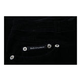 Dolce & Gabbana Trousers - 30W UK 8 Black Cotton