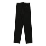 Armani Jeans Skinny Trousers - 26W UK 6 Black Cotton Blend