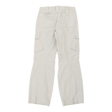 Armani Jeans Cargo Trousers - 30W UK 8 White Cotton