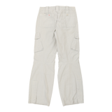 Armani Jeans Cargo Trousers - 30W UK 8 White Cotton