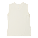 Emporio Armani Vest - Medium Cream Viscose