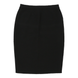 Trussardi Pencil Skirt - 28W UK 8 Black Cotton