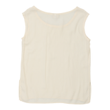 Byblos Vest - Large Cream Silk