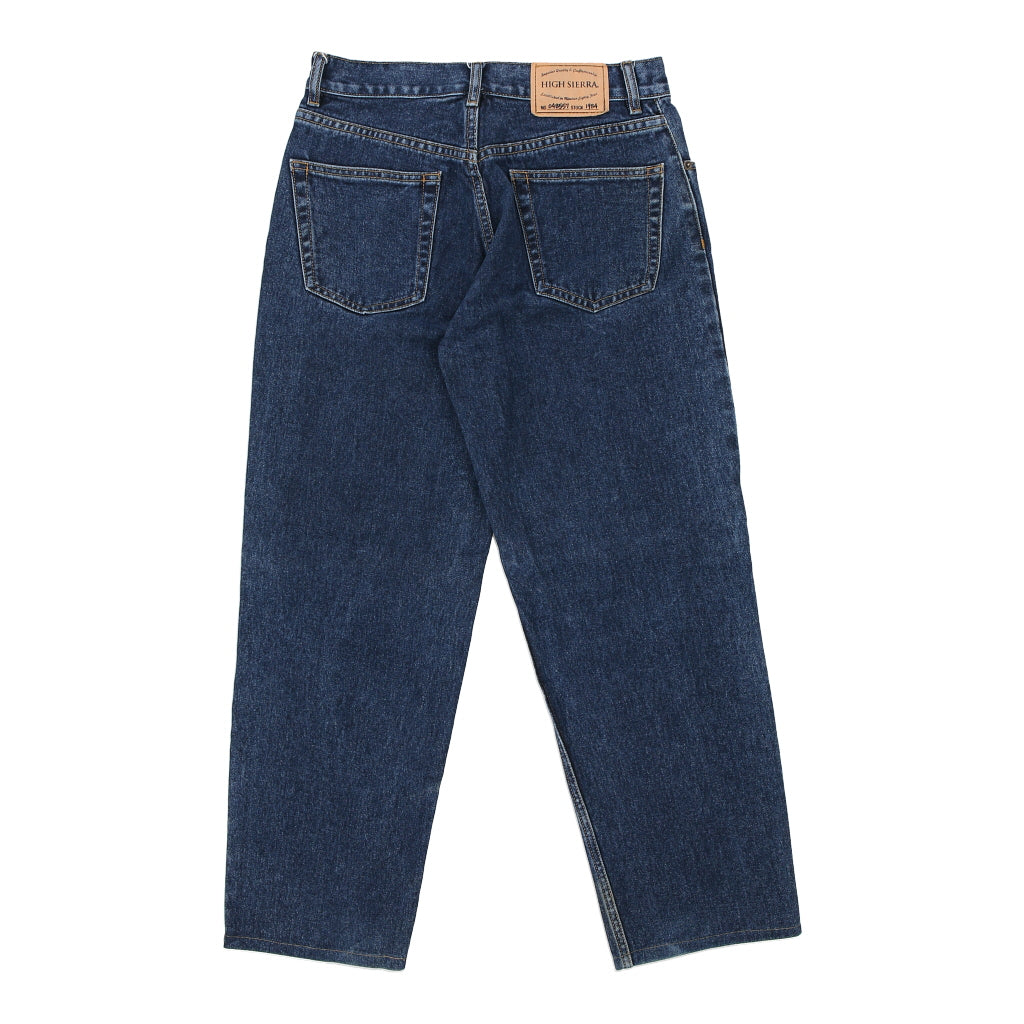 High Sierra Jeans - 30W UK 12 Navy Cotton