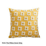 Anypillow Daisy Floral Embroidered Pillowcase Decorative Cushion Cover