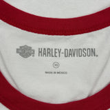 Eagle Graphic Harley Davidson Graphic Tank Top - XS Red Cotton
